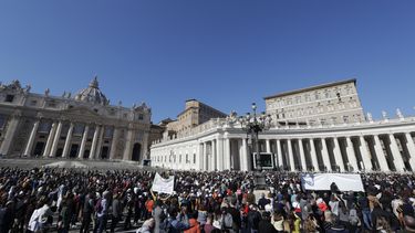 Una vista de la Plaza de San Pedro, en el Vaticano, el domingo 16 de febrero del 2020.
