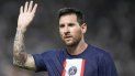 Lionel Messi del Paris Saint-Germain saluda durante la Supercopa de Francia contra Nantes en Tel Aviv, Israel, el 31 de julio de 2022. 