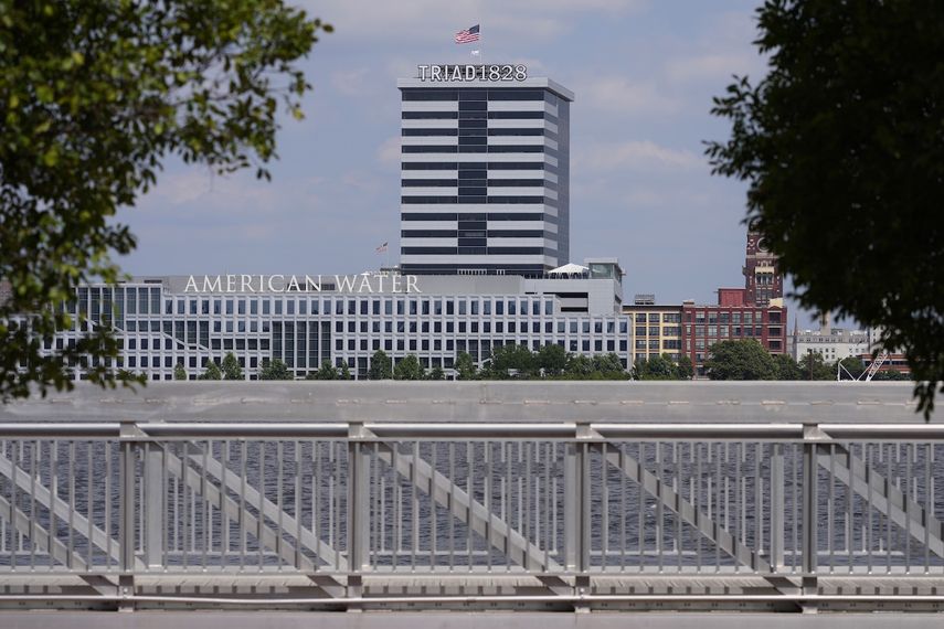 La sede de la compañía de servicios de agua American Water en Camden, Nueva Jersey, el 17 de junio del 2024.&nbsp;