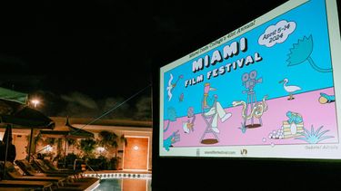 Flyer oficial del Festival de Cine de Miami 2024.