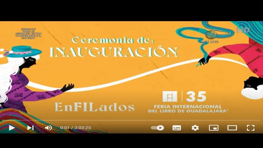 La Feria Internacional del Libro de Guadalajara 2021.