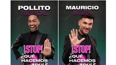 Flyer de la obra de Pollito Tropical y Mauricio Mejía.