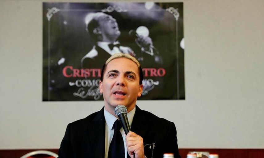 El cantante Cristian Castro.