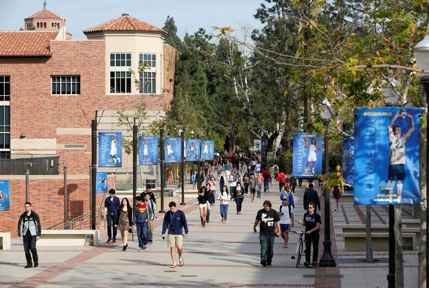 Vista del campus de la Universidad de California en Los Ángeles.&nbsp;