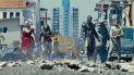 En esta imagen proporcionada por Warner Bros. Pictures, Margot Robbie, Daniela Melchior, Idris Elba y David Dastmalchian, de izquierda a derecha, en una escena de The Suicide Squad. El director James Gunn tenía su propia visión para una nueva entrega. En esta imagen proporcionada por Warner Bros. Pictures, Margot Robbie, Daniela Melchior, Idris Elba y David Dastmalchian, de izquierda a derecha, en una escena de The Suicide Squad. El director James Gunn tenía su propia visión para una nueva entrega.