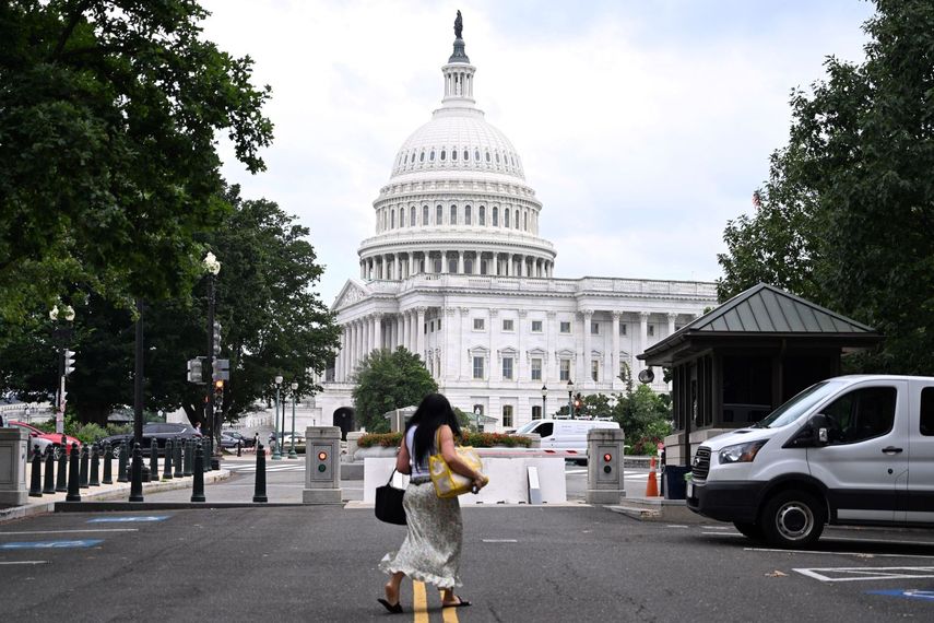 Imagen del Capitolio en Washington, sede del Congreso de Estados Unidos.