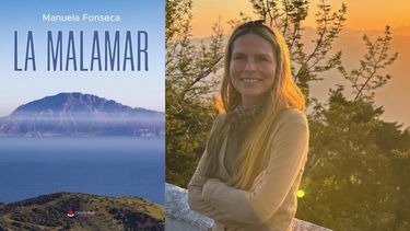 En esta combinación de fotos, la portada del libro La Malamar y su autora, Manuela Fonseca.&nbsp;