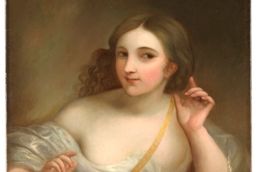 La atención, autorretrato de Rosario Weiss (1841), expuesta en Museo Nacional del Prado, Madrid.