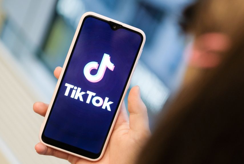  TikTok, app de videos. 