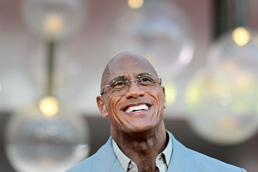 Dwayne Johnson asiste a la alfombra roja de la película The Smashing Machine, presentada en competición en el 82.º Festival Internacional de Cine de Venecia, en el Lido de Venecia el 1 de septiembre de 2025