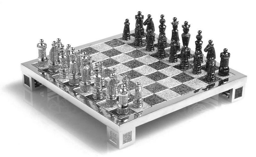 Juego de ajedrez caro