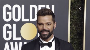 Ricky Martin a su llegada a la 76 edición de los premios Golden Globe.&nbsp;