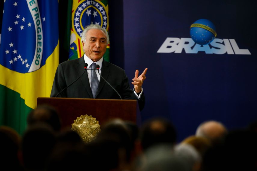 Michel Temer, presidente de Brasil
