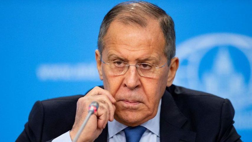 El ministro de exteriores de Rusia, Serguei Lavrov, en un evento en Moscú.