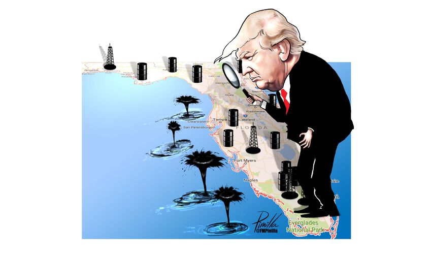 Trump florida petroleo