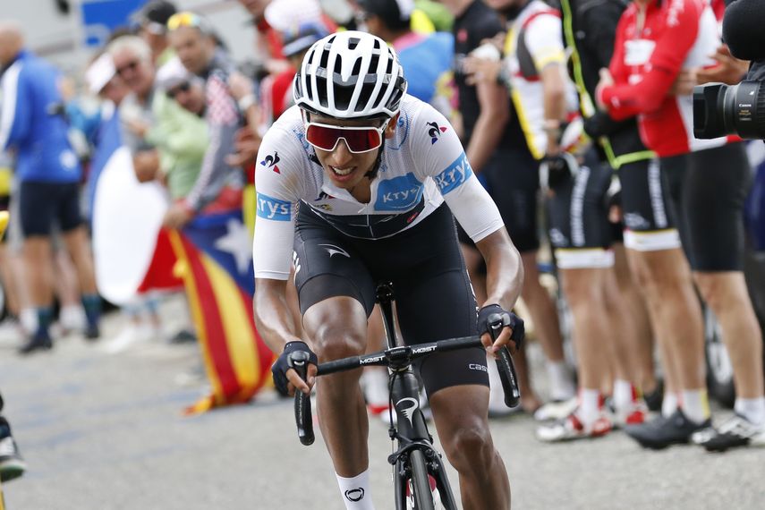 El ciclista colombiano Egan Bernal (Team Ineos)&nbsp;