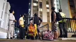 Personas debieron retirarse de los espacios que corren peligro.&nbsp;