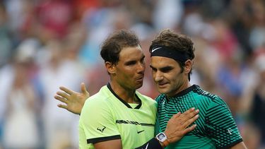 El español Rafael Nadal y el suizo Roger Federer, respectivamente el número 2 y número 5 del mundo.&nbsp; 