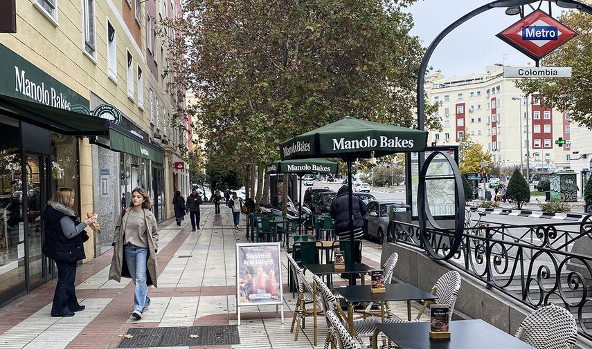 Restaurantes, bares y terrazas en Calle Príncipe de Vergara.