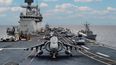 Imagen de archivo del portaaviones Juan Carlos I de la Armada, España.