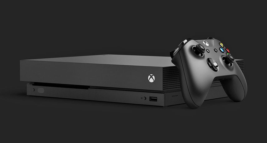 La consola&nbsp;Xbox&nbsp;One X.&nbsp;
