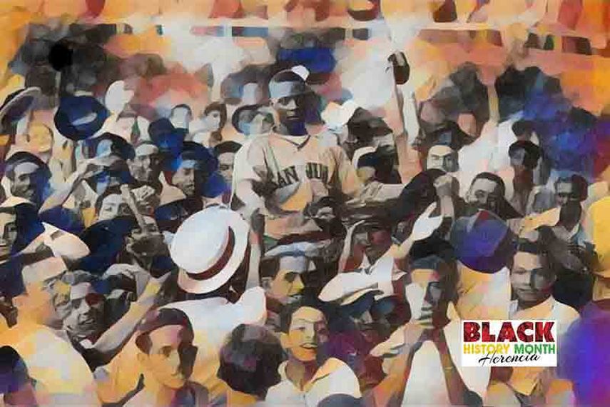 Mes de la herencia en la historia Negra, donde se nota la referencia de Puerto Rico con San Juan