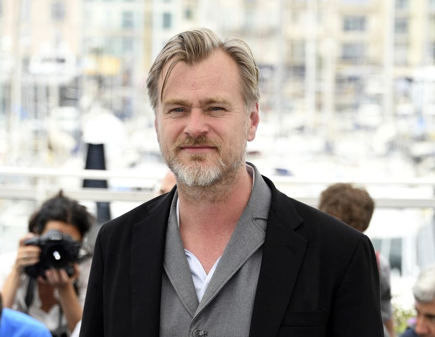 El director Christopher Nolan posa en el Festival de Cine de Cannes, en el sur de Francia, el 12 de mayo de 2018.