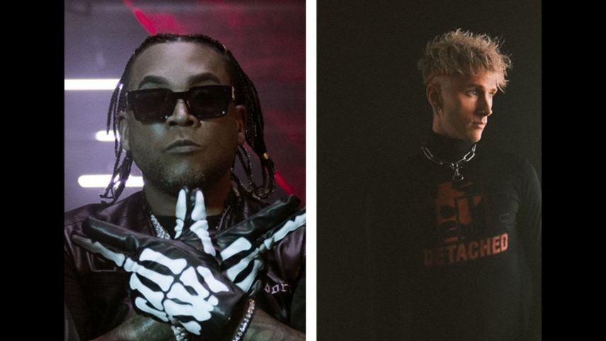 Don Omar y Machine Gun Kelly.
