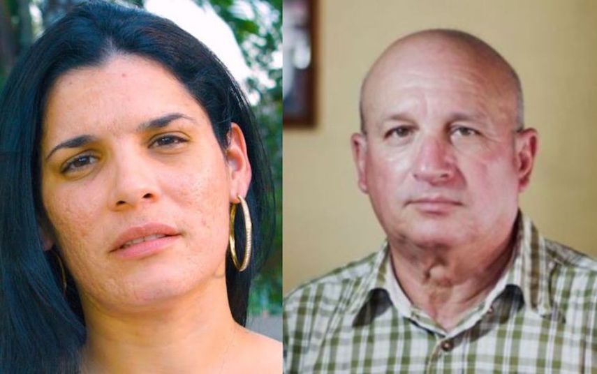 Sayli Navarro y Félix Navarro, opositores cubanos.