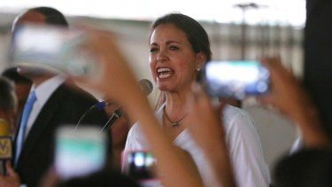 María Corina Machado, dirigente opositora venezolana.