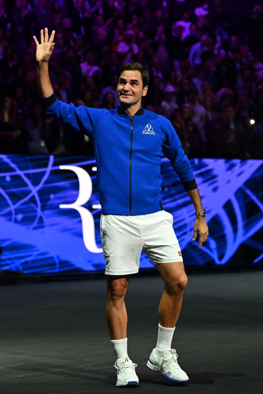 El tenista suizo Roger Federer