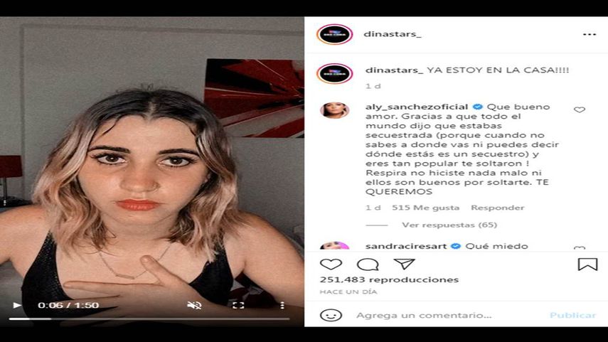 La youtuber cubana Dina Stars.