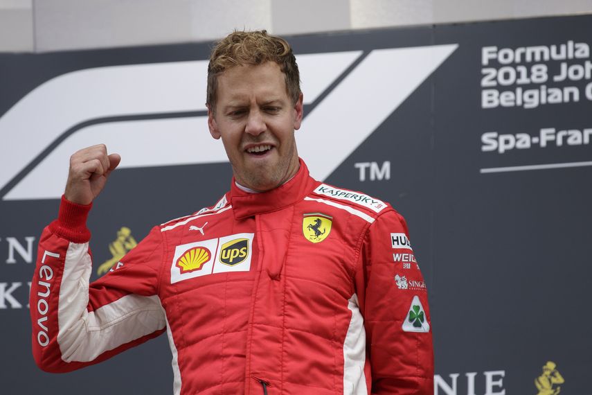 Vettel sumó en el circuito de Spa-Francorchamps su victoria número 52 como profesional, la tercera en este circuito, con lo que suma 214 puntos en el campeonato.