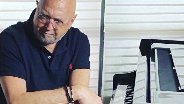 El pianista Víctor Daniel.