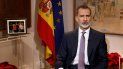 El rey Felipe VI de España pronuncia su tradicional discurso de Nochebuena grabado el 22 de diciembre de 2021 en el Palacio Real de La Zarzuela de Madrid y difundido públicamente el 24 de diciembre de 2021.