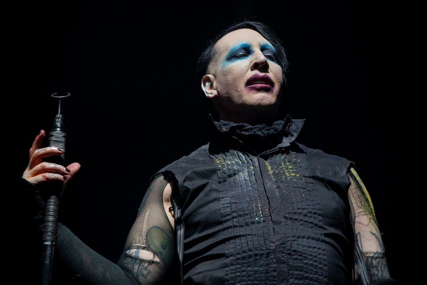 El roquero estadounidense Marilyn Manson.