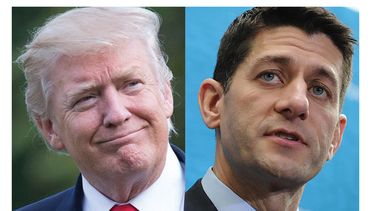 Donald Trump y Paul Ryan discrepan sobre el futuro de DACA. 