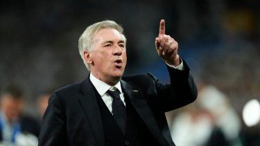 El italiano Carlo Ancelotti, actual director técnico del Real Madrid.