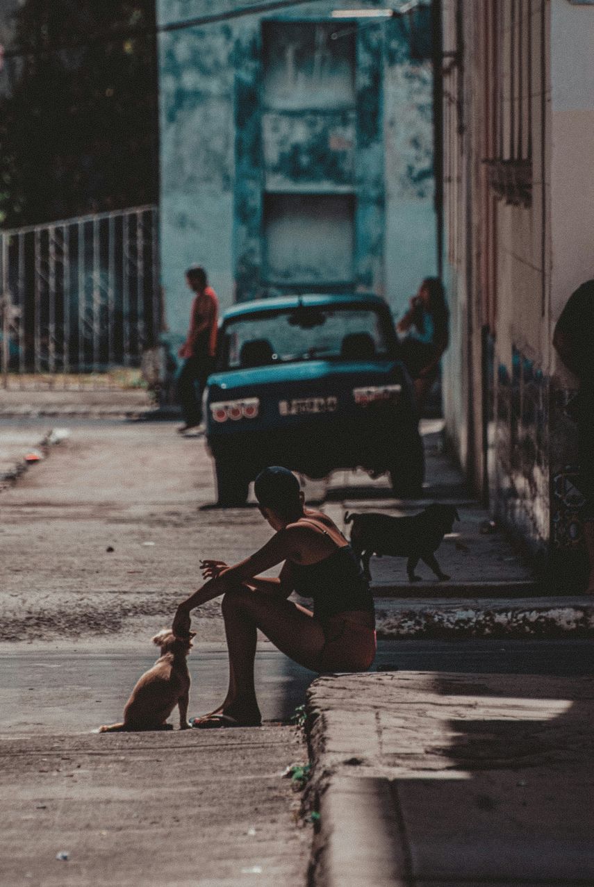 Una calle en Cuba.&nbsp;