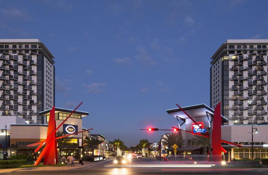 Downtown de la ciudad de Doral, en la Florida.