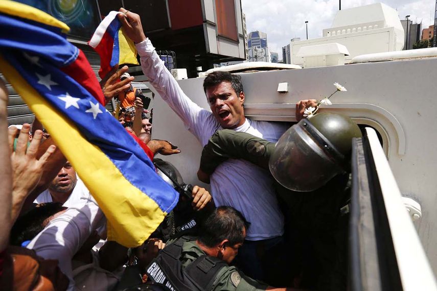 Leopoldo López está preso desde febrero de 2014 (ARCHIVO)