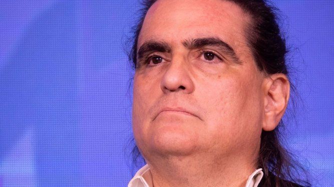 &nbsp;Álex Saab durante una rueda de prensa en Caracas, Venezuela, el 21 de diciembre de 2023.