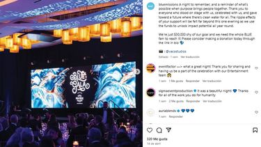 Gala 2025 de la ONG BLUE Missions.&nbsp;