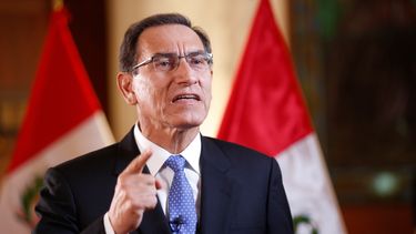El presidente de Perú, Martín Vizcarra. 