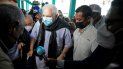 El expresidente de Panamá, Ricardo Martinelli, llega a la corte rodeado de prensa para el inicio de un nuevo juicio en la Ciudad de Panamá. El expresidente de Panamá, Ricardo Martinelli, llega a la corte rodeado de prensa para el inicio de un nuevo juicio en la Ciudad de Panamá.
