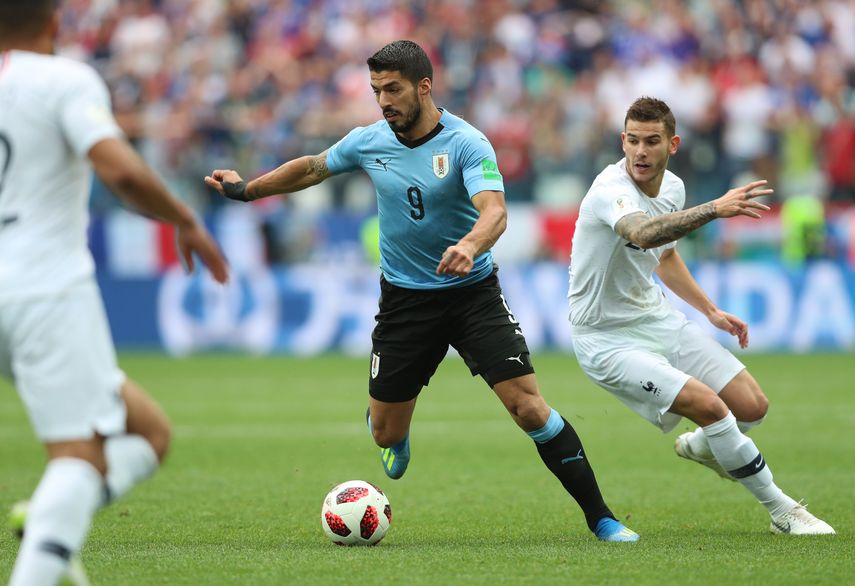 La ofensiva de Uruguay es comandada por Luis Suárez.