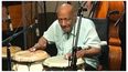 El legendario músico cubano Cándido Camero durante la celebración de su cumpleaños en Miami el pasado año.&nbsp;