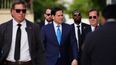 El secretario de Estado de Estados Unidos, Marco Rubio (centro), durante su visita a la India.