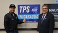 Harold Rocha (Der) presidente del Fondo Nicaragüense-Estadounidense de Defensa Legal y Educación y Ronmel López  Director de Nicaragua Nueva Generación han venido  solicitando la extensión del TPS para nicaragüenses.