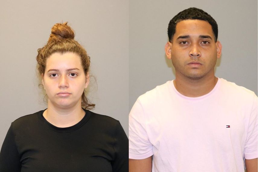 Fotografía proporcionada por el Departamento de Seguridad Nacional (DHS) de los Estados Unidos de Daikerlyn Alejandra González González y Maikel Coello Perozo, ciudadanos venezolanos de 21 años.